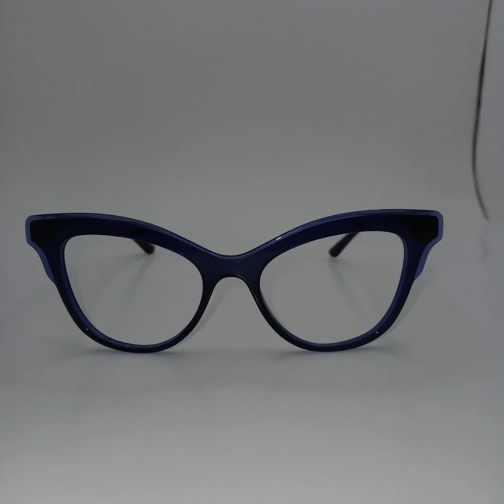 Dolce&Gabbana DG3313 Womens Eyeglasses Frame Blue Black Full Rim 50-17-140 mm